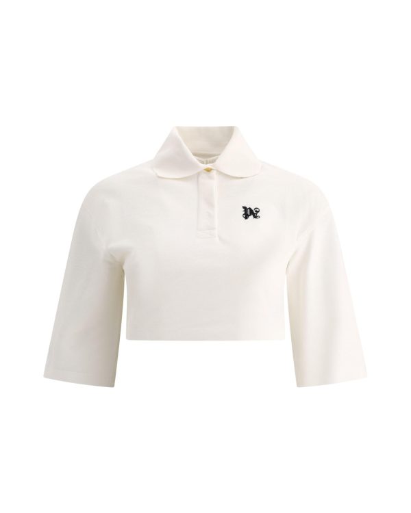 Women's Monogram Cropped Polo Shirt